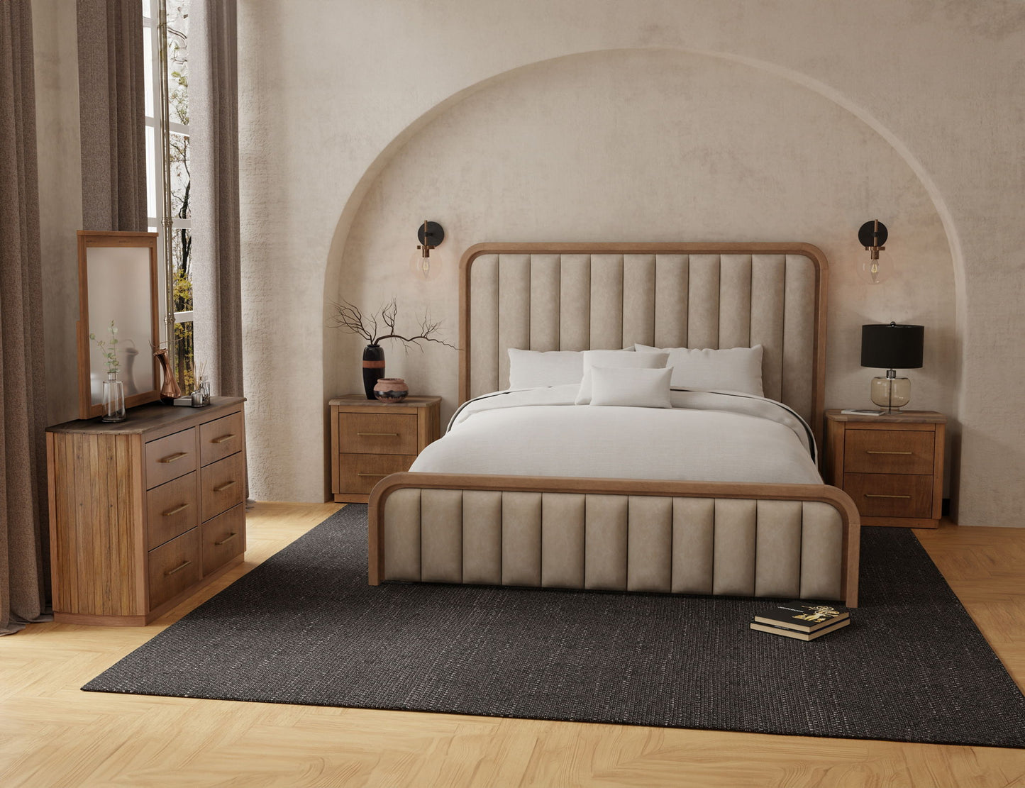 Mezquite - 2 Drawer Nightstand