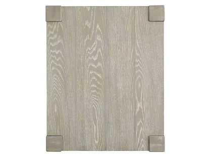 Burgess - Rectangular End Table - Calico Gray