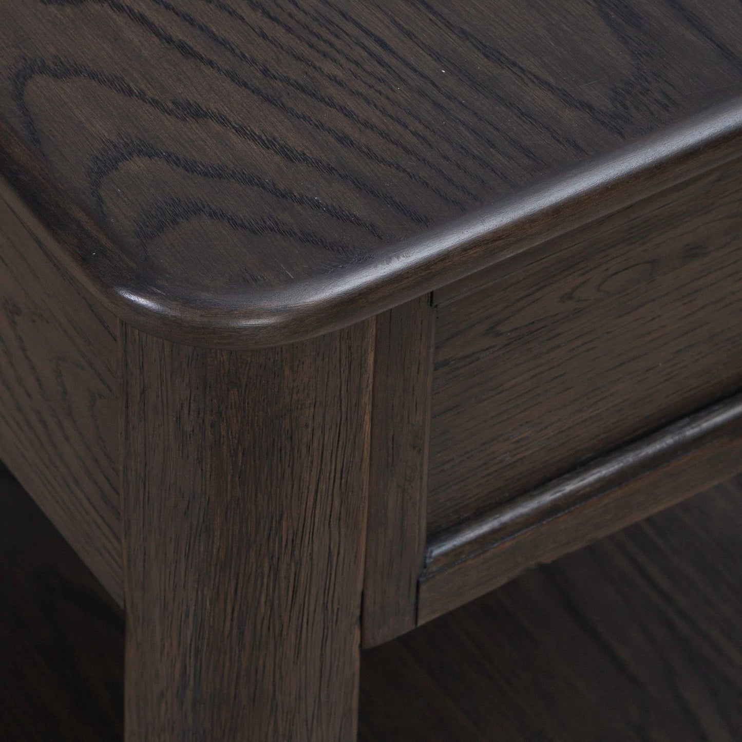 Wallace - End Table - Aged Oak