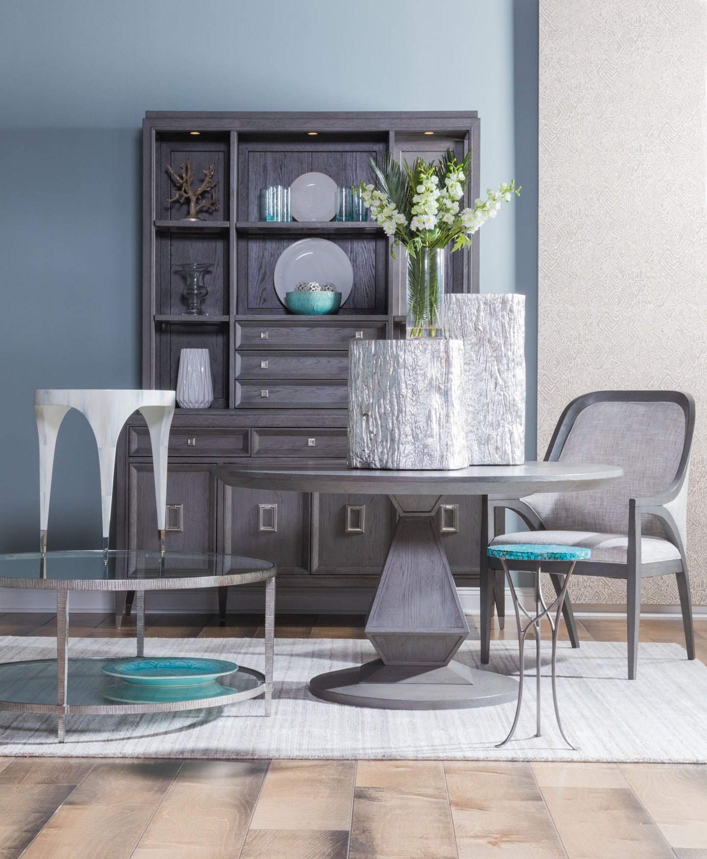 Appellation - Round Dining Table - Dark Gray
